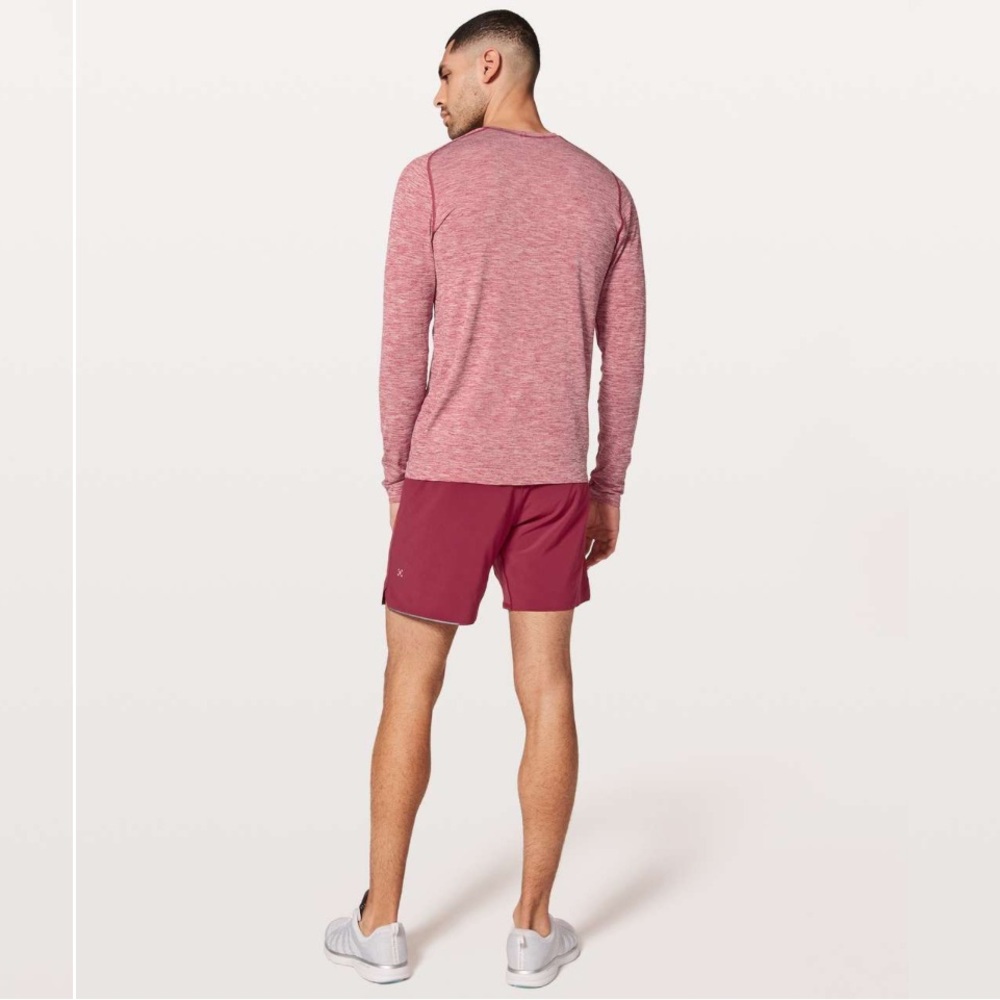 Lululemon Mens Metal Vent Tech Surge Long Sleeve Shirt Caliente